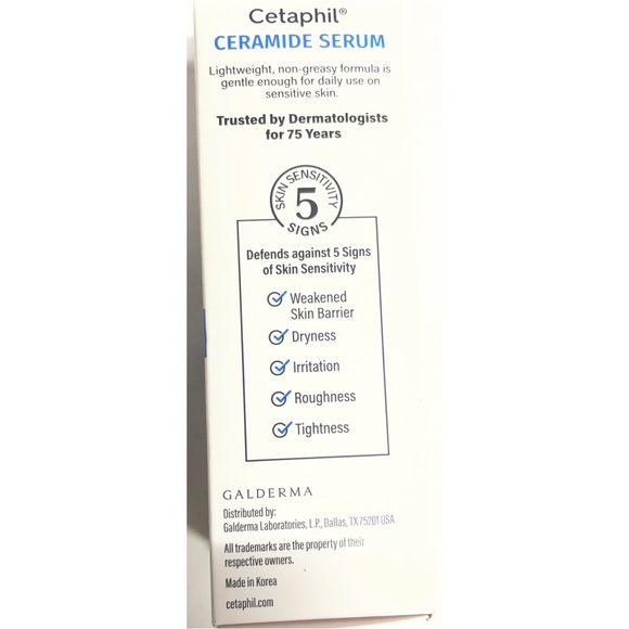 Cetaphil Ceramide Serum for All Skin Types - Blue and White - Picture 2 of 4